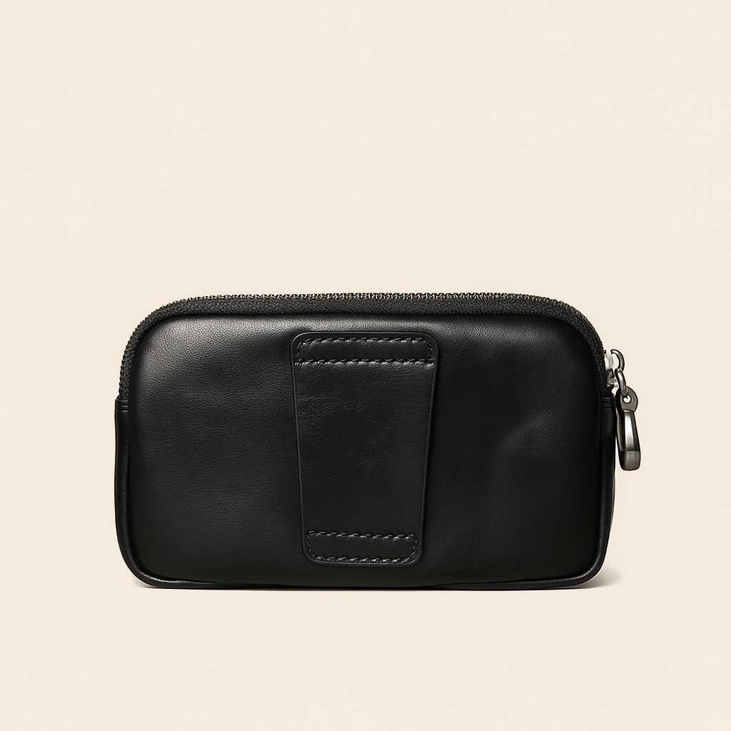 Essential Genuine Leather Belt Waist Bag