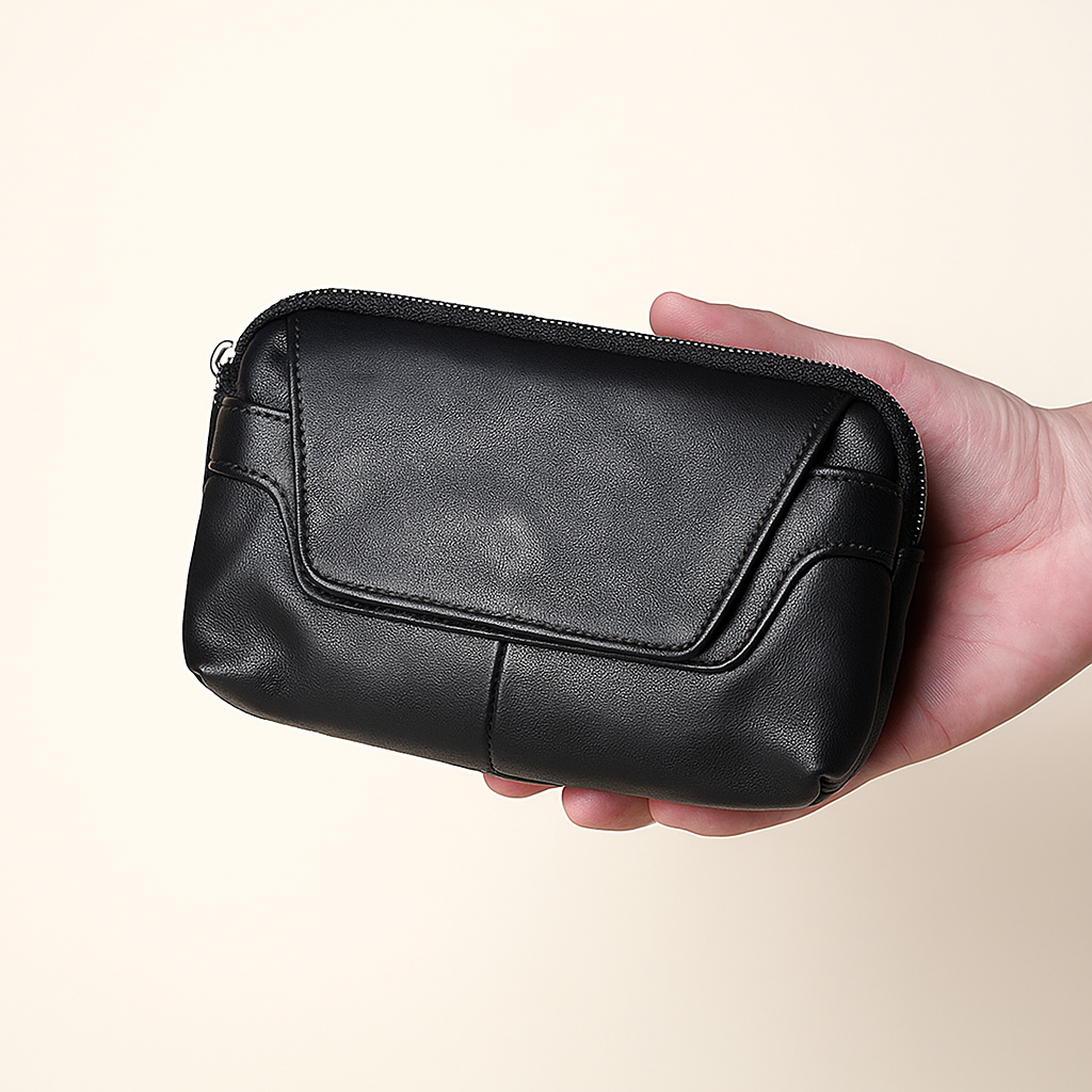 Essential Genuine Leather Belt Waist Bag