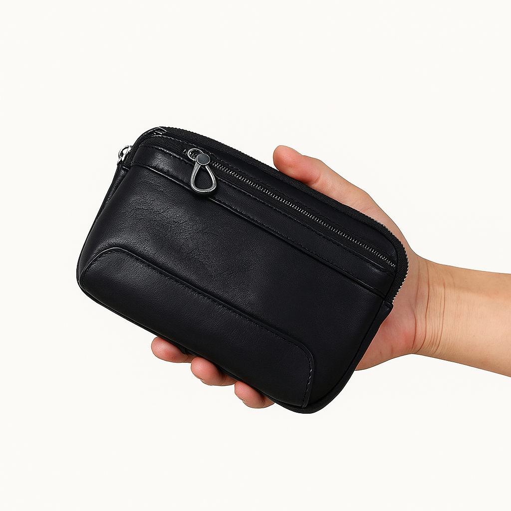 Classic Genuine Leather Belt Waist Bag