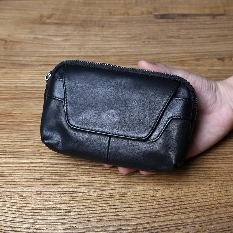 Essential Genuine Leather Belt Waist Bag