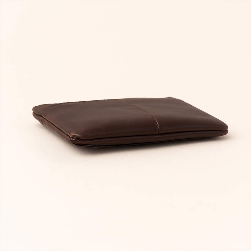 Compact Genuine Leather Coin Wallet