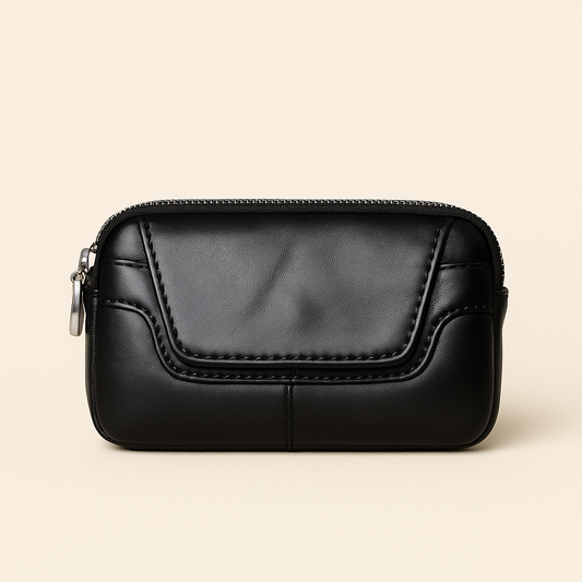 Essential Genuine Leather Belt Waist Bag