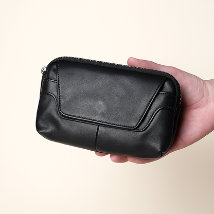 Essential Genuine Leather Belt Waist Bag