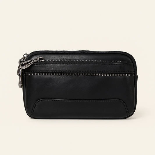 Classic Genuine Leather Belt Waist Bag
