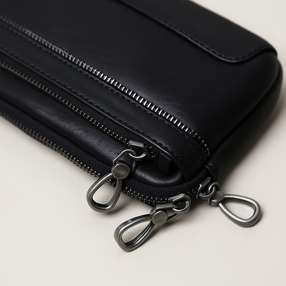 Classic Genuine Leather Belt Waist Bag