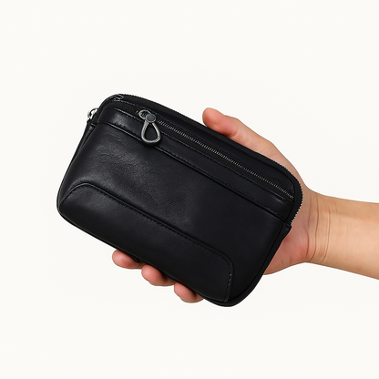 Classic Genuine Leather Belt Waist Bag