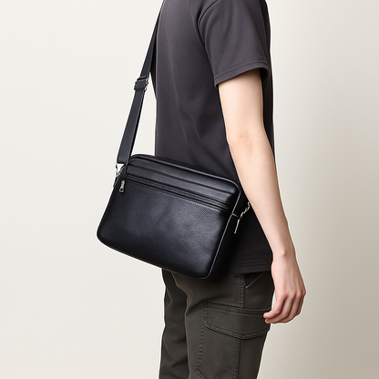 Genuine Leather Shoulder Satchel Bag